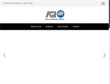 Tablet Screenshot of agi-on.com